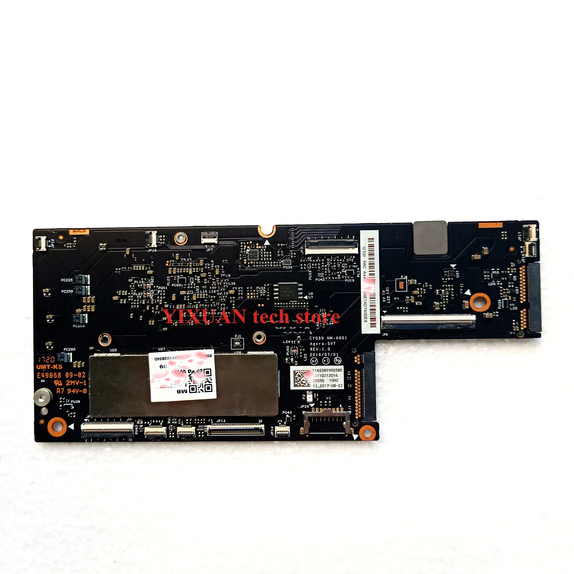 CYG50 NM-A901 For Lenovo YOGA 910-13IKB Laptop Motherboard With i5 i7 7th Gen CPU 8G 16G RAM DDR4 5B20M35011 5B20M35075 100% Tes