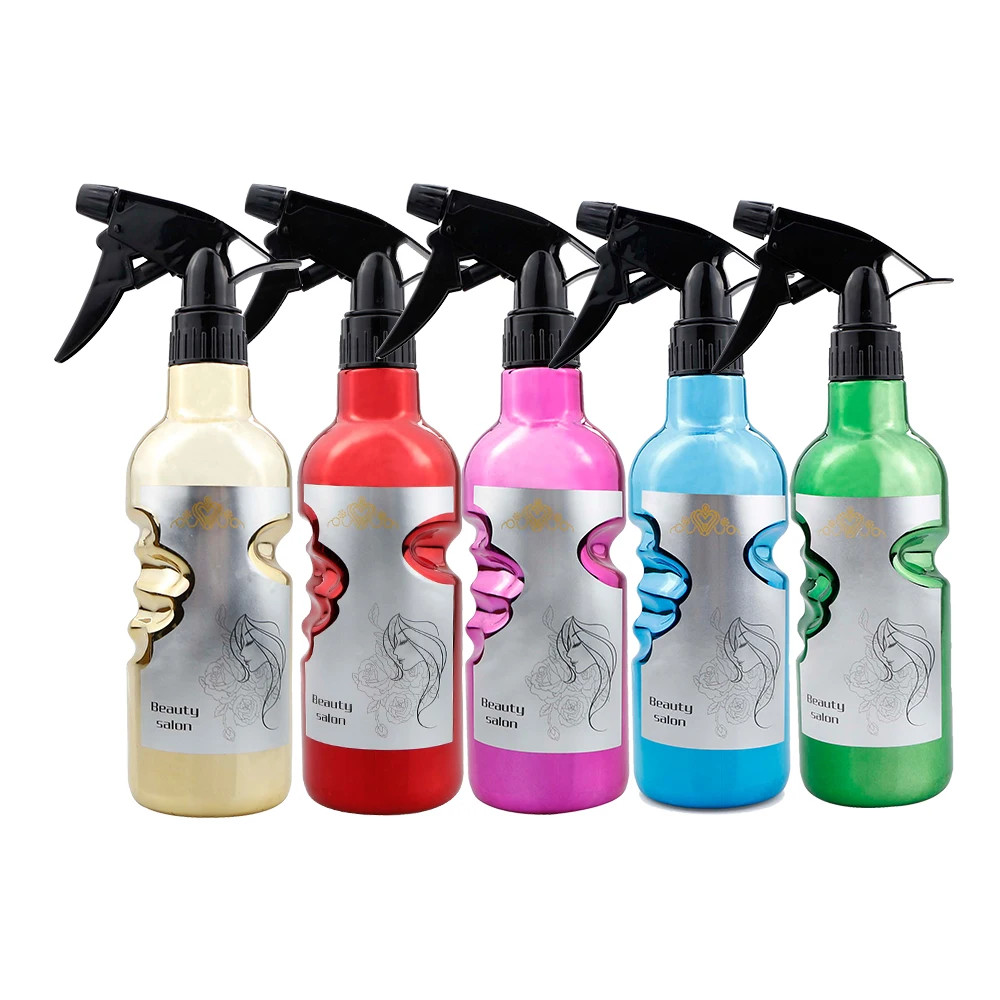 500ML ABS Plating Barber Hairdressing Spray Bottle Palm Shape Bottle Body Styling Tools Hair Cleaning Moisturizing Accessories