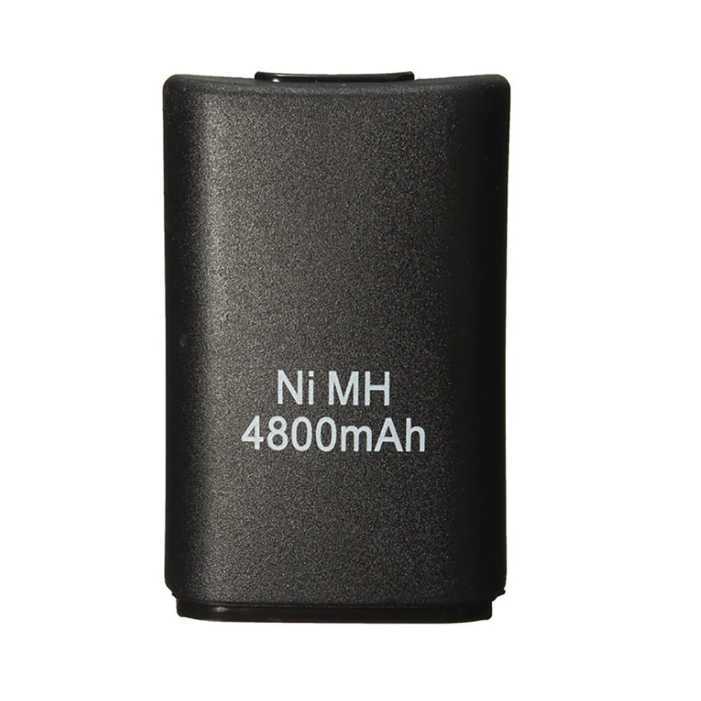 2Pcs 4800mAh 배터리 + 1 충전 케이블 Xbox 360 충전식 배터리 무선 컨트롤러 Gamepad Replacment 도매