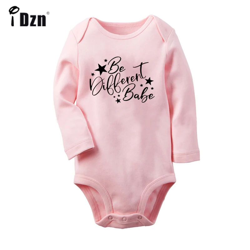 The Smiths Punk Rock Band Teen Wolf be Different Babe Newborn Baby Bodysuit Toddler Onesies Long Sleeve Jumpsuit Cotton Clothes