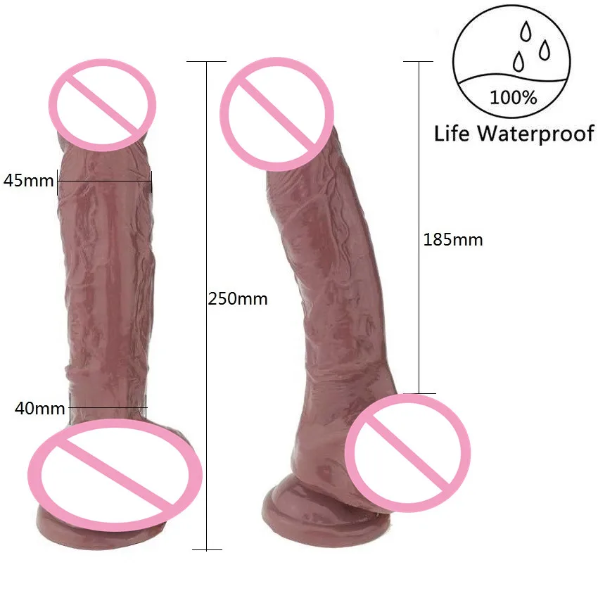 Realistic Dildos Big Dildos with Strong Suction Cup Giant Anal Butt with Suction Cup Vagina G-spot Soft Penis Sex Toy For Women