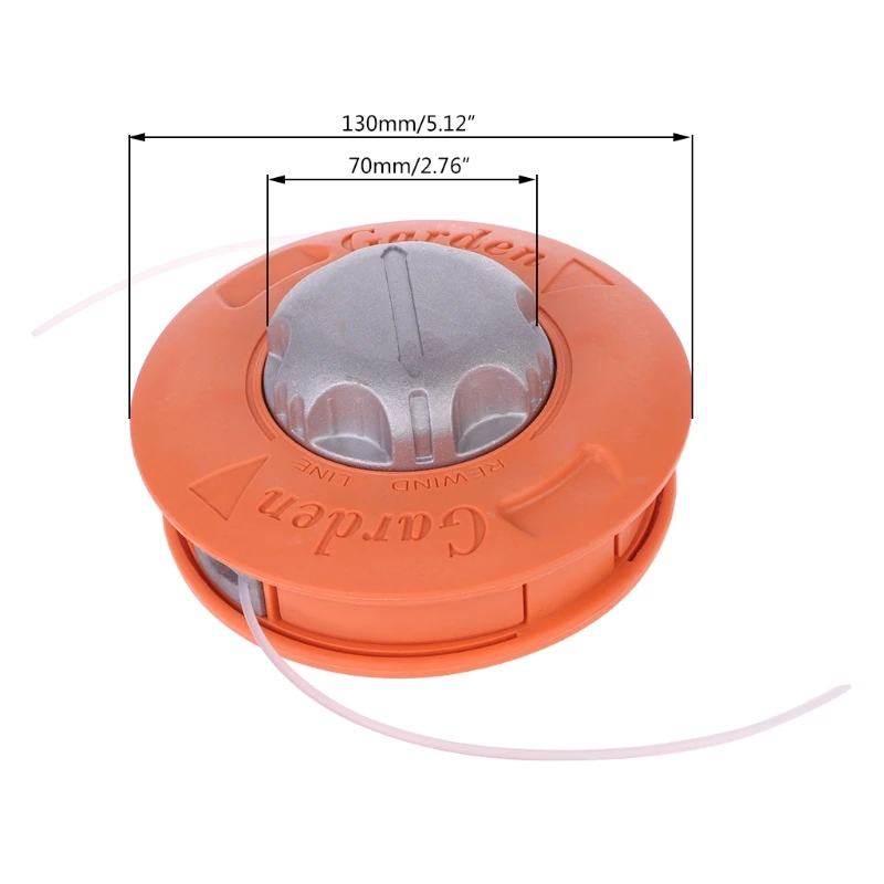 Đa Năng Đầu Tông Đơ Nhôm Strimmer Đầu Thay Thế Tông Đơ Cắt Đầu Dây Bộ Cỏ Bàn Chải Cắt Phụ Kiện