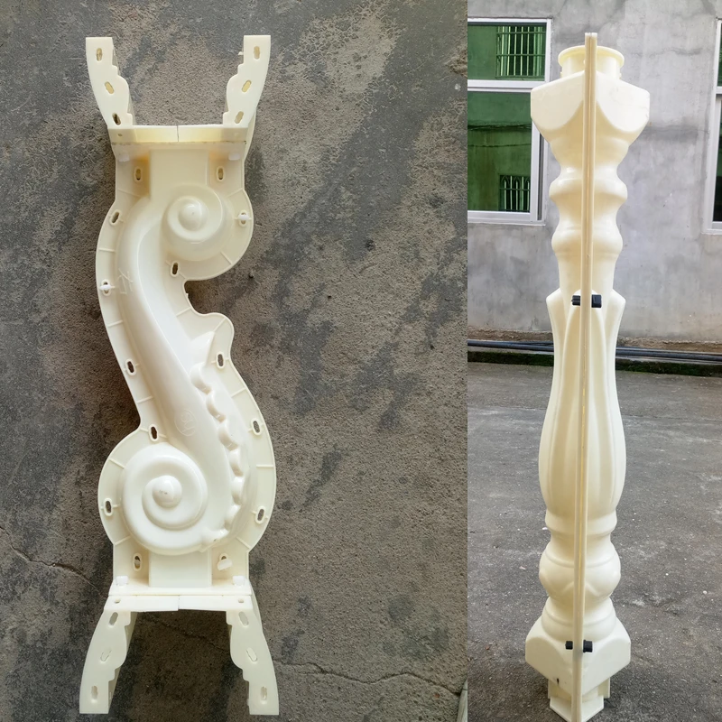 Precast Baluster Molds, Square Seahorse, Tulip, Octagonal Plaster, Balcony Concrete Fence, Balustrade Columns, H 70cm/ 27.56\