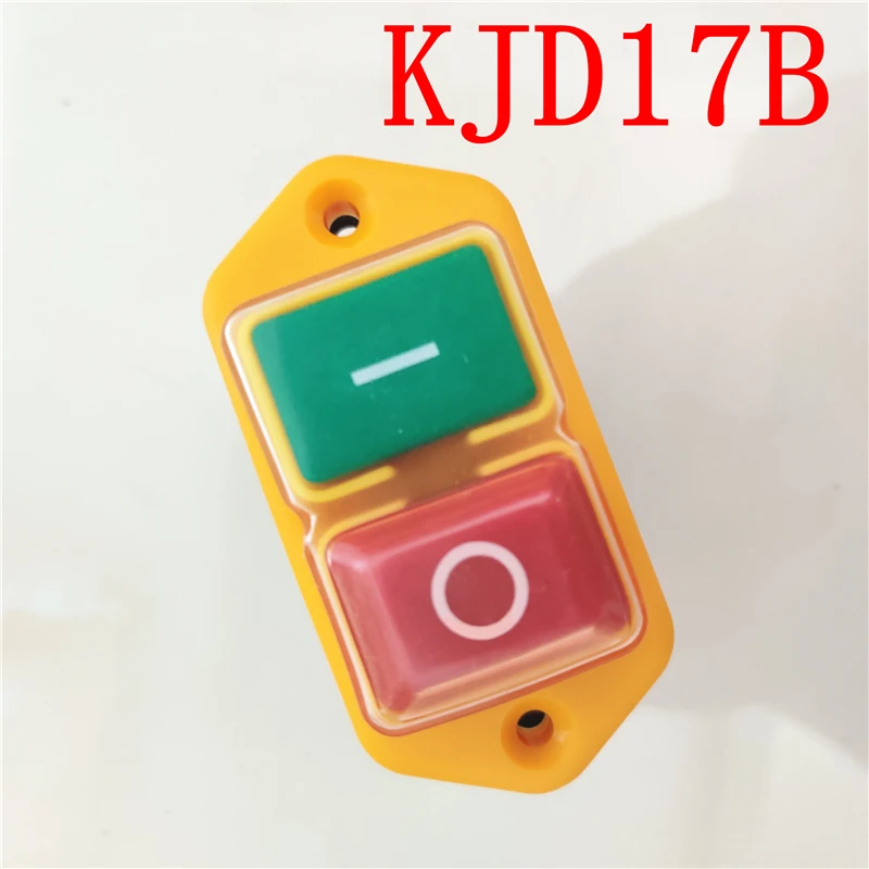 

Waterproof button switch KJD17B 220V-240V 18A 4-pin power tool switch