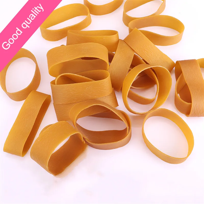 

Elastic Rubber Band Natural Rubber Ring Apron Latex Ring Sealing Belay Packaging Resistance To High Temperature 200*20 mm 78pcs