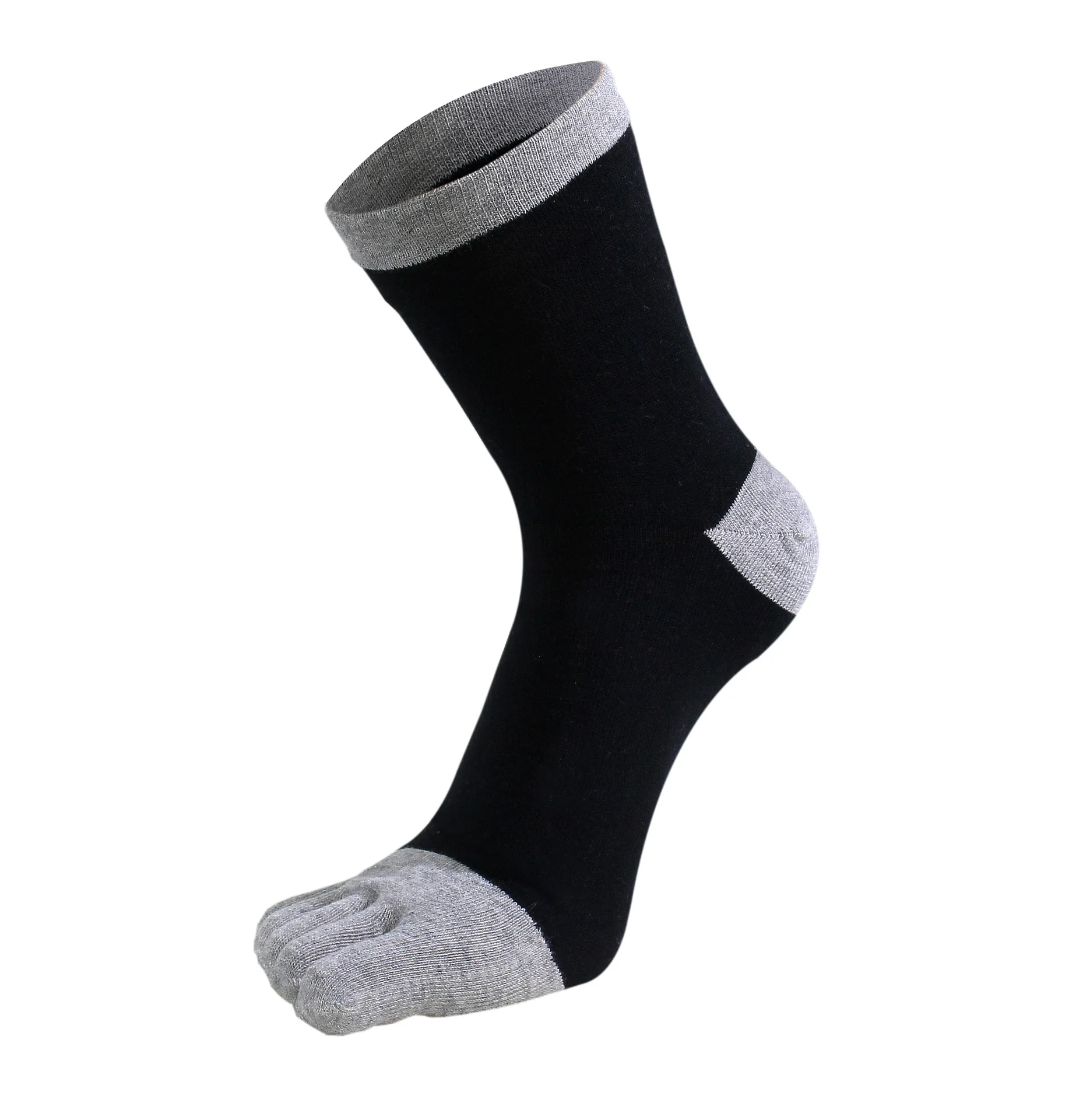 

Men's Socks Cotton Medium Tube Five Finger Socks Business Casual Men's Breathable Socks