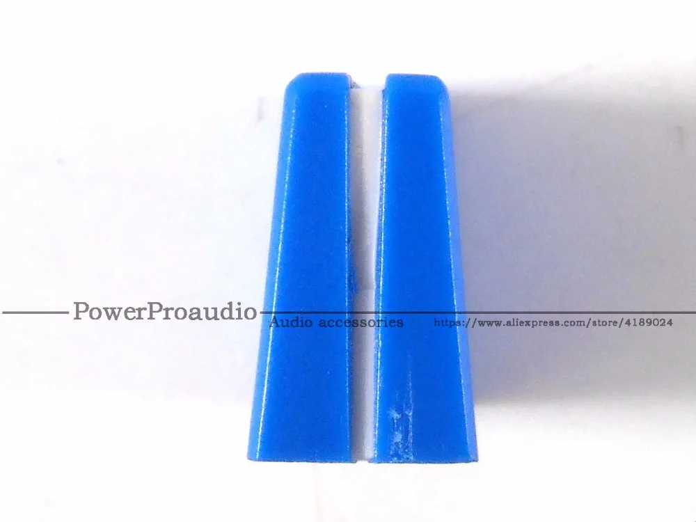 6 Pcs Vervanging Fader Crossfader Knop DJM800 DJM700 DJM400 DJM5000 DAC2371 Blauwe Kleur