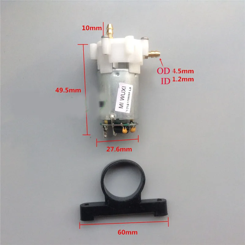 1 zestaw 360 pompa próżniowa z wirującym pierścieniem wodnym DC 3V-6V samozasysająca 1S 2S Micro Gear s DIY hydrauliczne części do zabawek dla RC szczotkowana łódź elektryczna