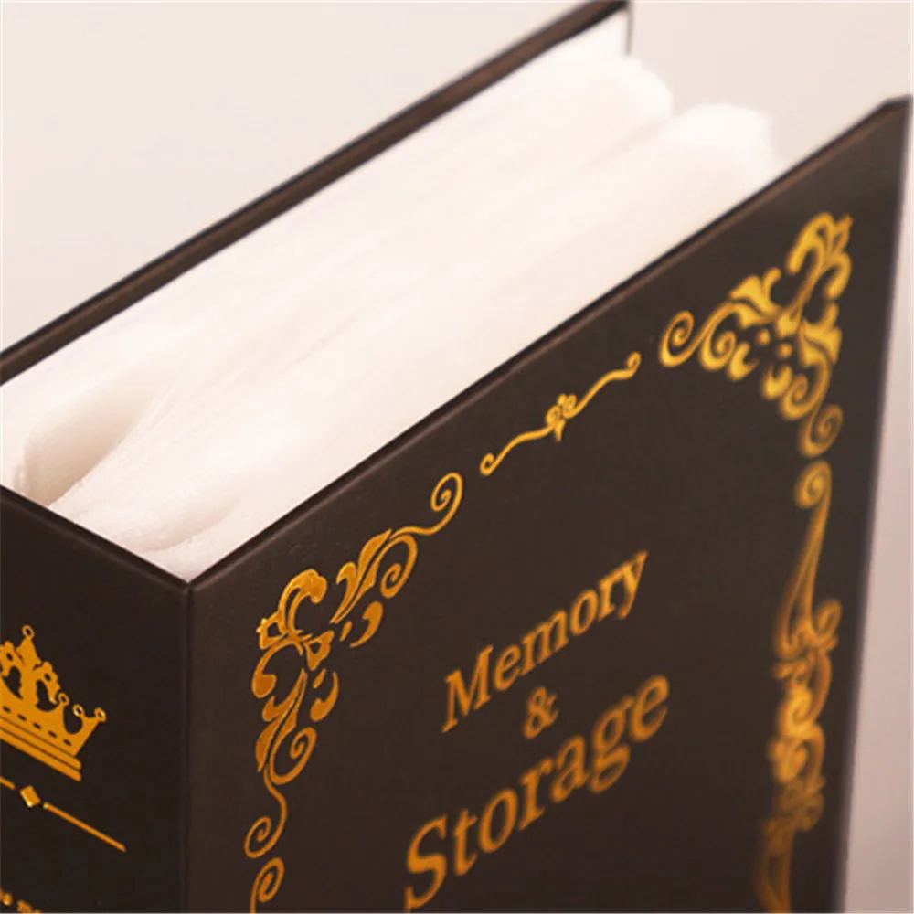 100 Pockets 6 Inch DIY Vintage Photo Albums Picture Case Storage Scrapbooking Picture Case Photo Album Frame For Kids Children