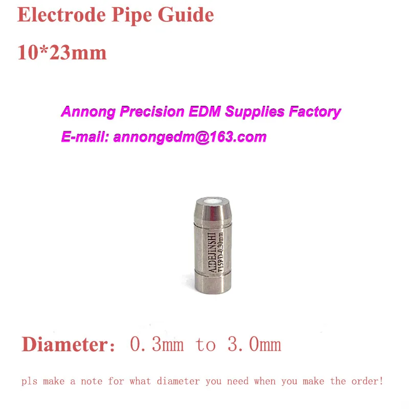 Imagem -02 - Guia Cerâmico 10*23 mm da Tubulação do Elétrodo de Ø0.5 mm Edm para a Máquina de Perfuração de Sodi c