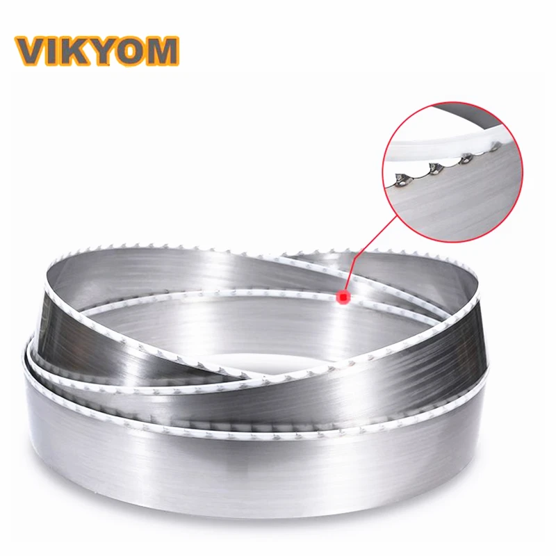 Woodworking Band Saw Blade Carbide Fine Tooth Gantry Band Saw Machine Jig Saw Wire Tungsten Steel Hardwood Saw Blade