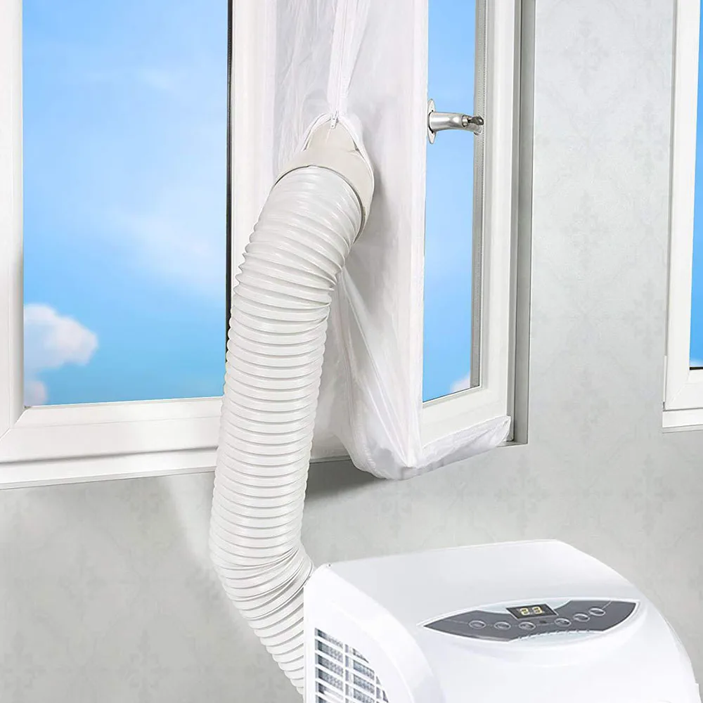 Universal Air Lock Window Seal Cloth Plate 4 m Hot Airs Stop Conditioner Outlet Window Sealing Kit for Mobile Air Conditioner