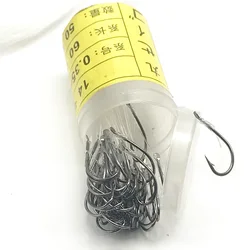 50Pc Roll Feeder Fishhook Stainless/Carp/Fish/Jig Hook Link Carbon Steel Fly Tying Fishing Hooks Lead Head Wire Line Tied Bait
