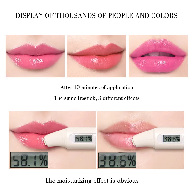 Magic Temperature Change Color Lipsticks Natural Aloe Vera Moisturizing Lip Balm Long Lasting Makeup Lips Stick Cosmetic