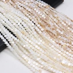 Natural shell bead mother of pearl pentacle shape loose spacer shell beaded for jewelry making DIY necklace bracelet accessories