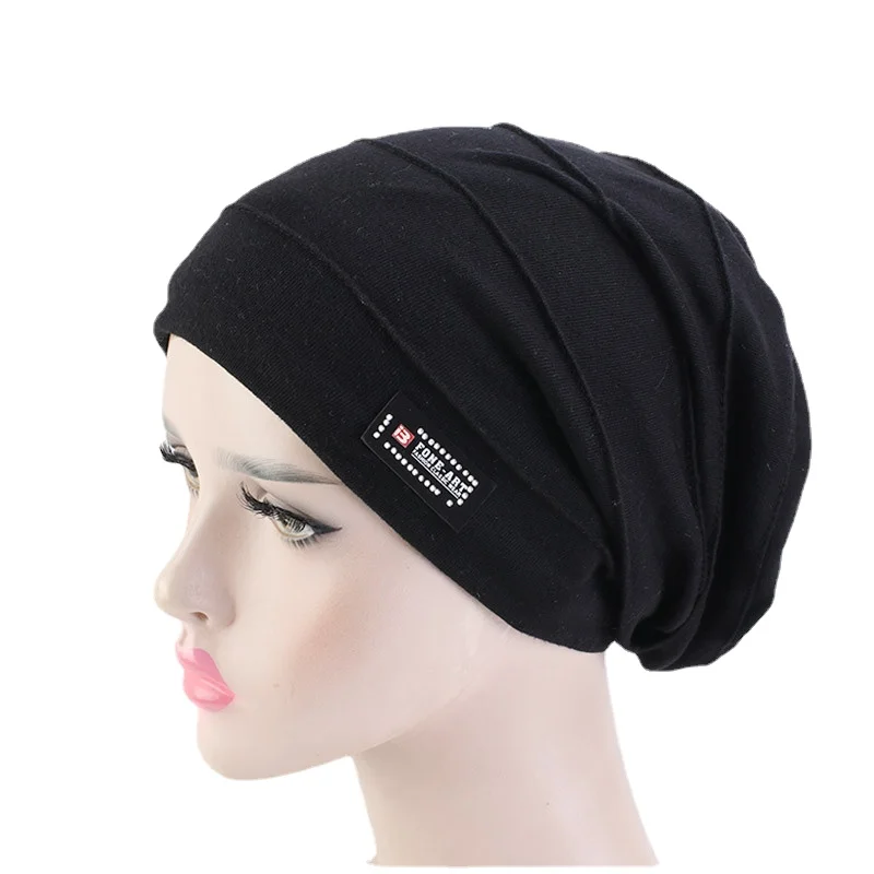 Double Fabric Skullies & Beanies  Hats For Adult Fashion Autumn Winter Hats For Women And Men