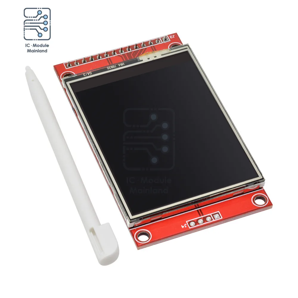 2.4 Inci SPI TFT LCD Panel Sentuh 240X320 Port Seri Layar Warna Modul TFT Drive ILI9341 3.3V 2.4 Inci Tampilan LCD UNTUK Arduino