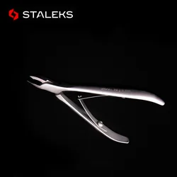 STALEKS Stainless Steel NS-10-3 Expert Series Cuticle Nipper Trimming High Precision Dead Skin Cuticle Scissors