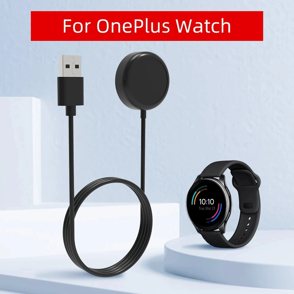 1 متر USB كابل شحن الحبل شاحن قاعدة ل One plus ساعة ذكية المغناطيسي شاحن سريع كابل شحن USB الحبل