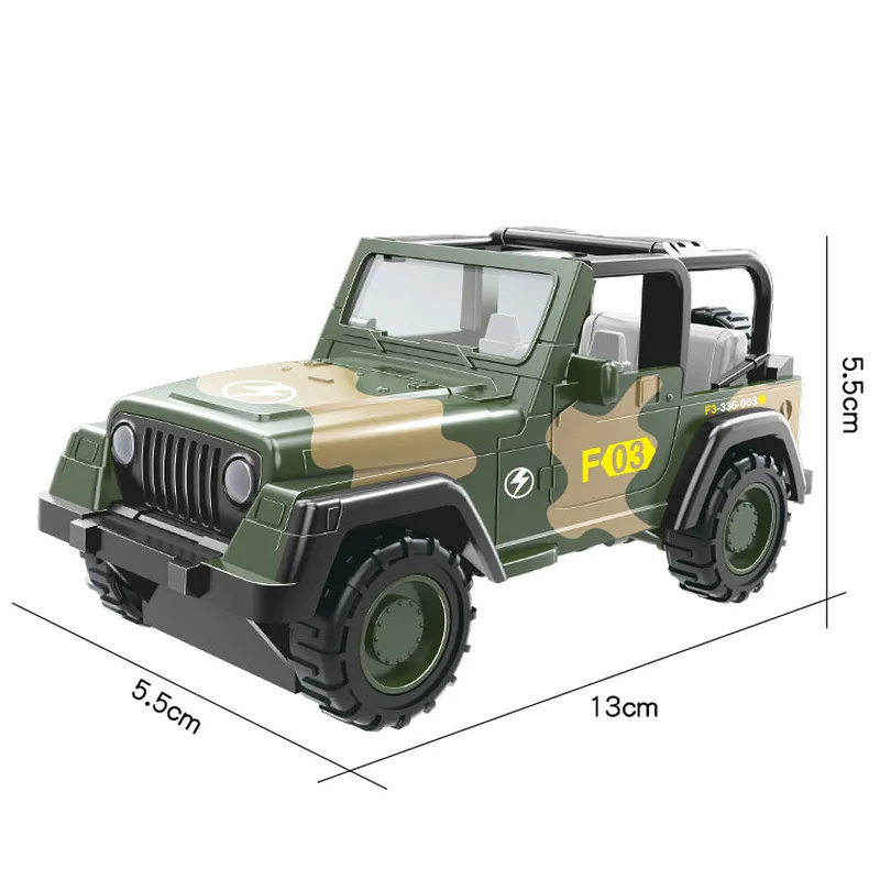 Alloy Metal Car Clockwork Simulation Military Armed Tank Armored Vehicle Car Truck Children\'s Toy Model Helicopter