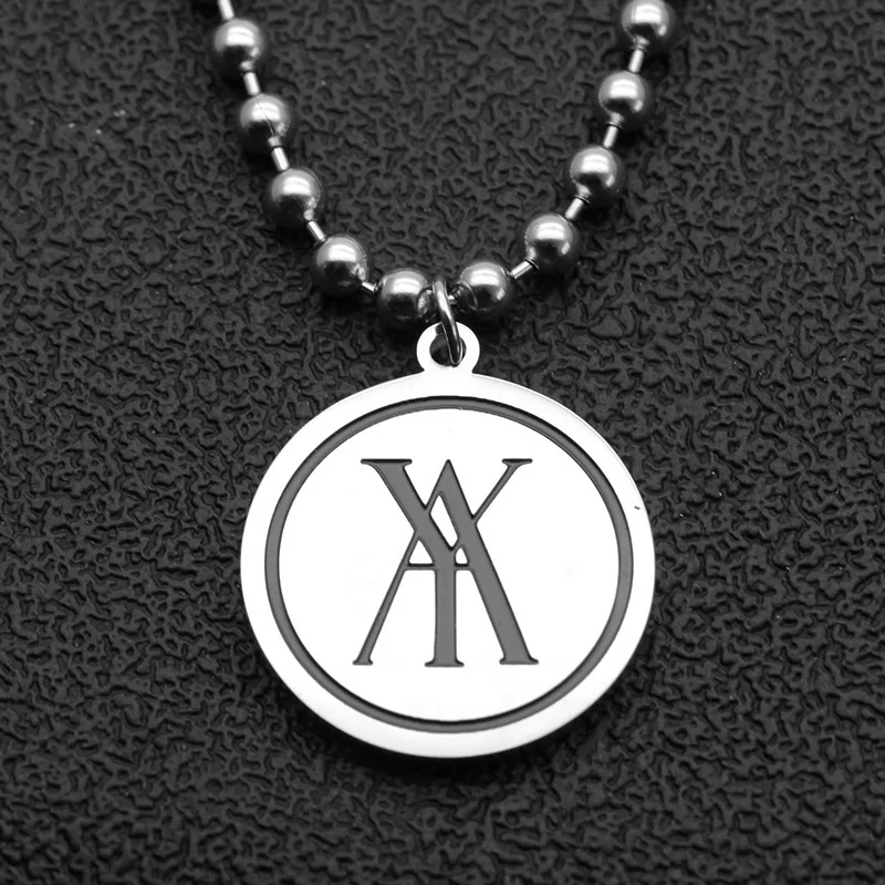 Fashion Simple Net Red Necklace Personality Trendy Stainless Steel Retro Necklace Hot Sale image 3