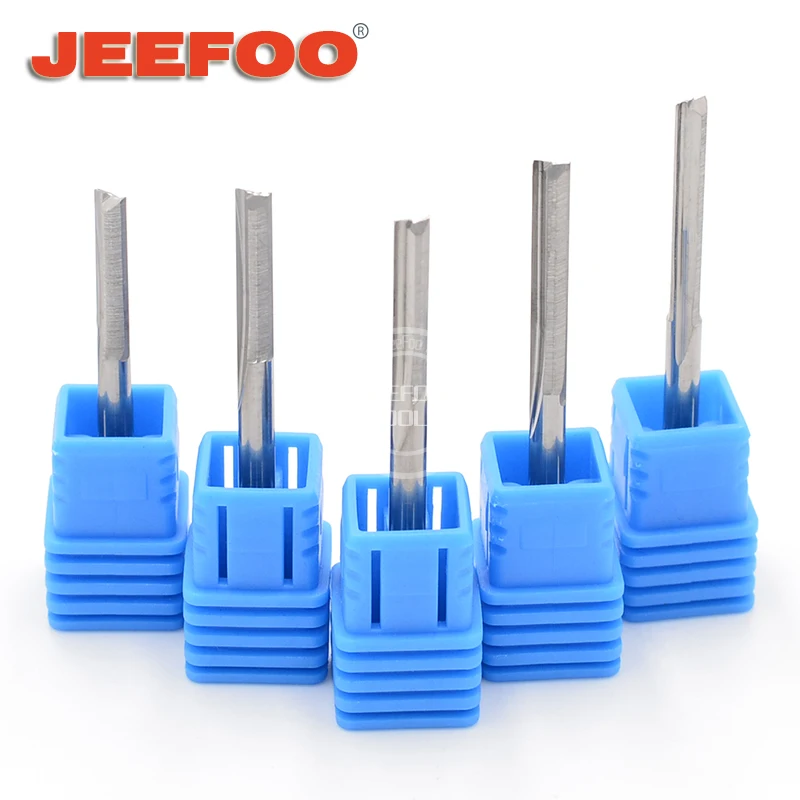 

3.175mm 1/8mm Soild Carbide Two Flutes Straight Engraving Cutters for Foam Multilayer Board, Plywood, MDF