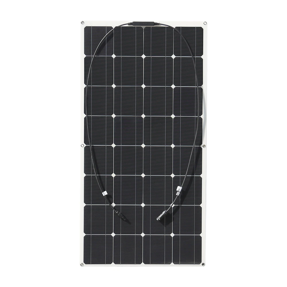 BOGUANG Solar Panel Kit Module Pannello solare 1PCS ~ 6PCS 100W flessibile pannello solare Kit modulo 100 W 200W 300W 400W 500W 600W 12V/24V pannello solare cella caricabatteria casa RV piatto Cina