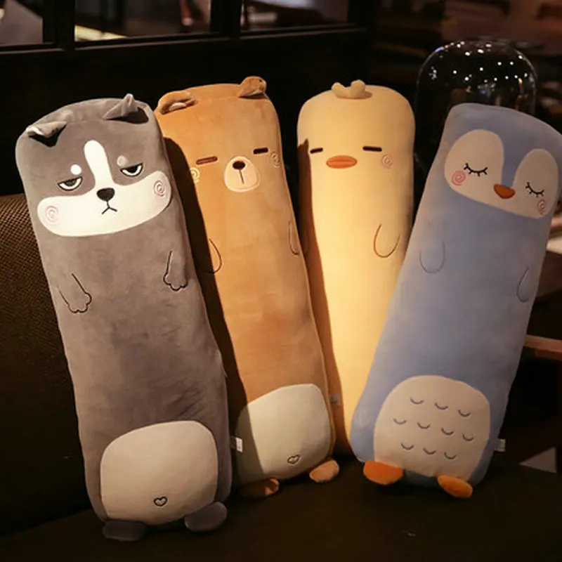 Cute Penguin Dog Plush Toy Stuffed Soft Animal Duck Long Pillow Christmas Gift Kawaii Valentine Present