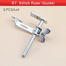 2 PCS R7(601) Stitch Ruler For Industrial Single Needle Lockstitch Sewing Machine Accessories Fabric Guide Parts