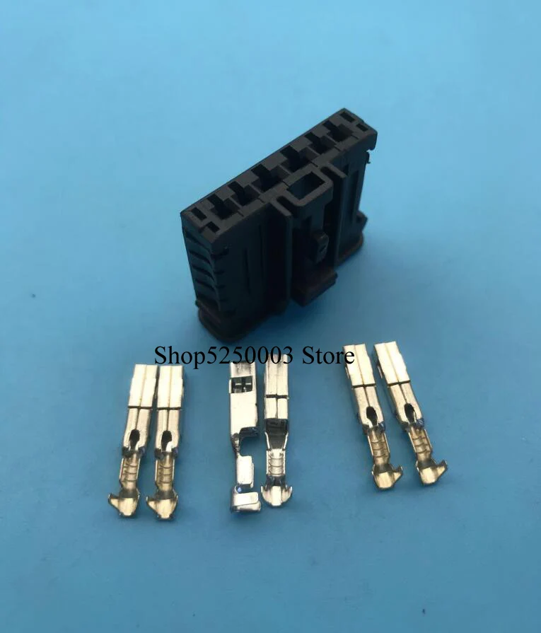 6 pin 2.8/1.5mm auto electronic housing plug, wire harness hybrid connector car wire plug 98821106X