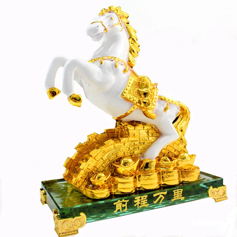 

Free shipping Golden zodiac success furnishing articles crystal home feng shui mascot adornment business commemorative gifts