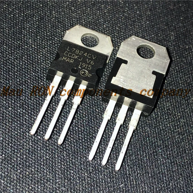 

10PCS/LOT L7824CV L7824 TO-220 TO220 7824 LM7824 MC782 new original In Stock