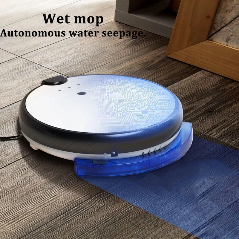 3000Pa robot-odkurzacz App & Voice & Remote Auto-Recharge 650Ml pojemnik na kurz 220Ml zbiornik na wodę Sweep & ssący i Mop do mycia na mokro dla zwierzaka