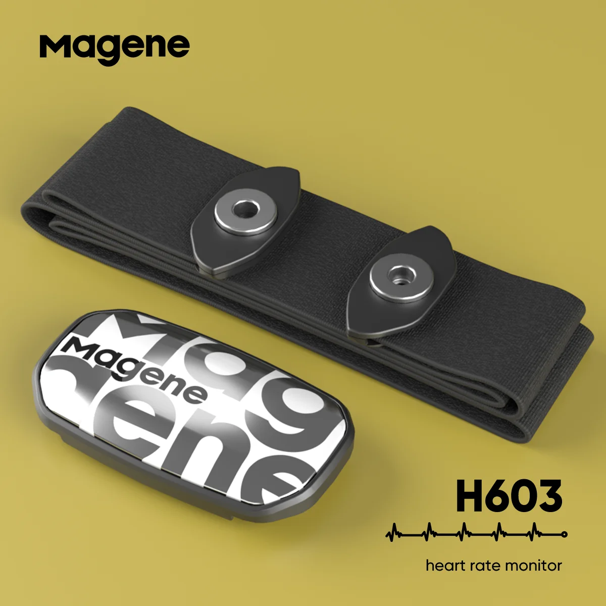 Magene-Monitor de ritmo cardíaco H603, correa de pecho, ANT +, Bluetooth, impermeable, deportes, correr, Sensor de ritmo cardíaco