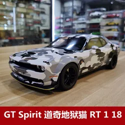 NEW GT Spirit 1:18 Dodge Challenger R/T Hellcat Camouflage coating Limited edition simulation resin vehicle model