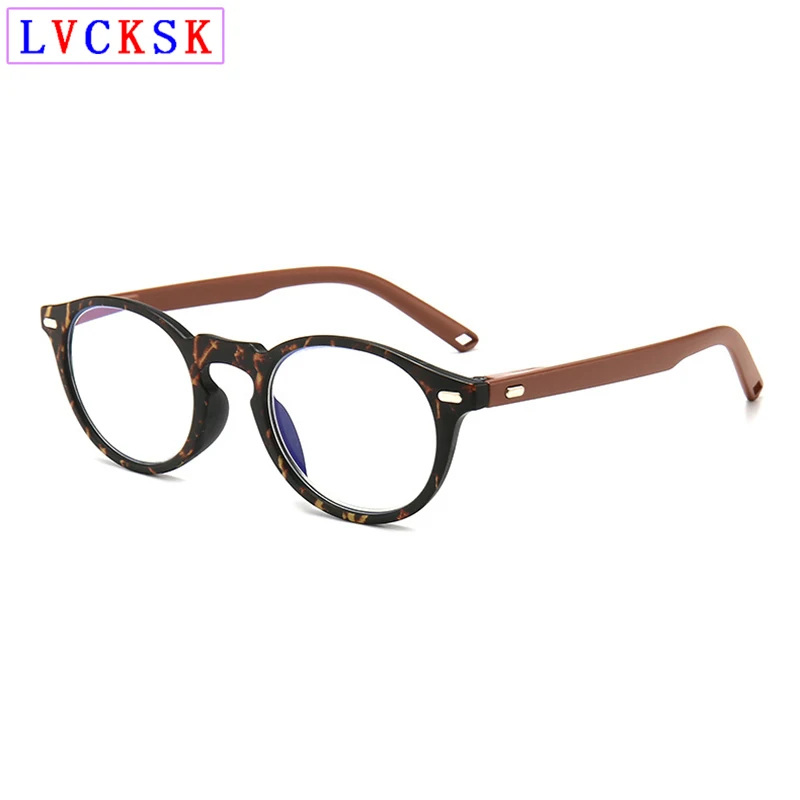 

UV400 Blue Light Blocking Reading Glasses for Women Men Retro Rivets Presbyopic Eyeglasses magnifier High Definition+1.0~+4.0 L3