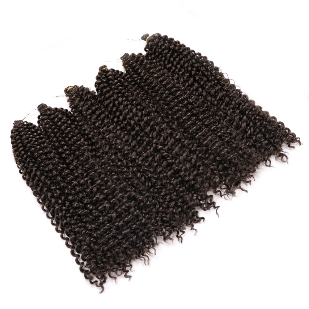 ONYX Long 18inch Passion Twist Crochet Hair Extensions Synthetic Water Wave Braiding Hair Bohemia Crochet Braids