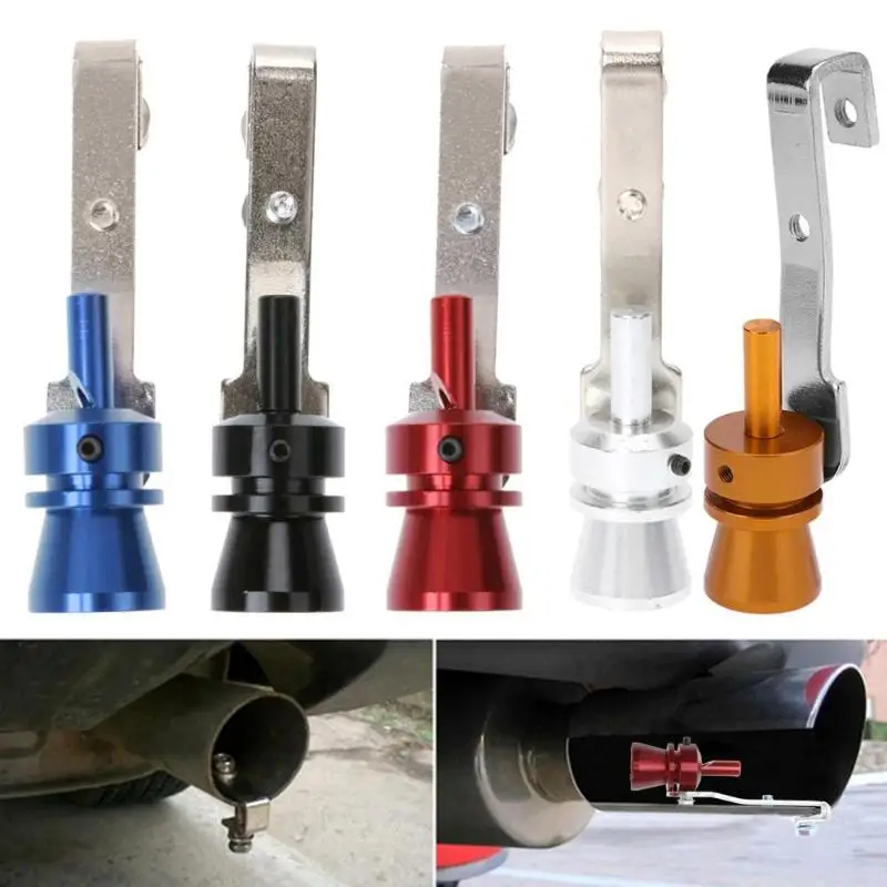 Universal Car Turbo Sound Exhaust Muffler Pipe Whistle Simulator Fake Blow-off BOV Simulator Whistler Vehicles Auto Accessories