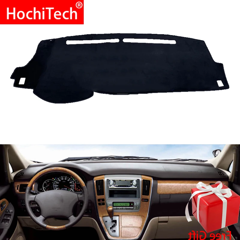 For Toyota Alphard 2002-2007 Right and Left Hand Drive Car Dashboard Covers Mat Shade Cushion Pad Carpets Accessories