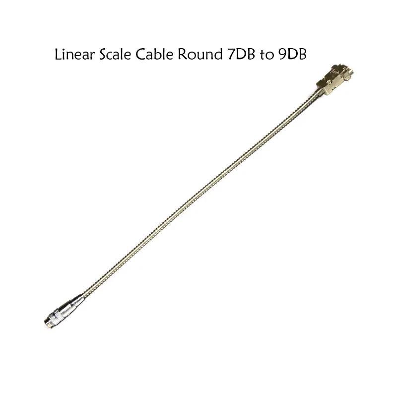 Macho Redondo do Conector 7db do Cabo de Sino ao Adaptador Fêmea de 9db para a Leitura Linear do Codificador Dro Digital da Escala