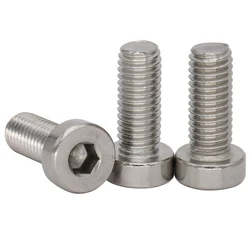 M3*6 M3x6 M3*8 M3x8 M3*12 M3x12 M3*16 M3x16 304 Stainless Steel ss DIN7984 Hexagon Socket Allen Head Cap Screw With Reduced Head