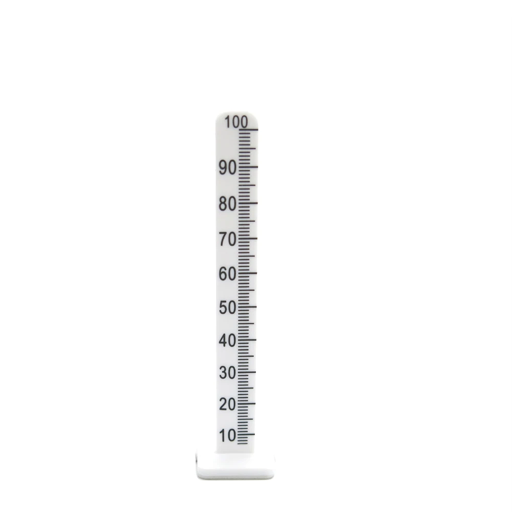 100mm White Level Stick Pegs for Floor Cement Measure Poured Self Leveling Pins 50 Pack