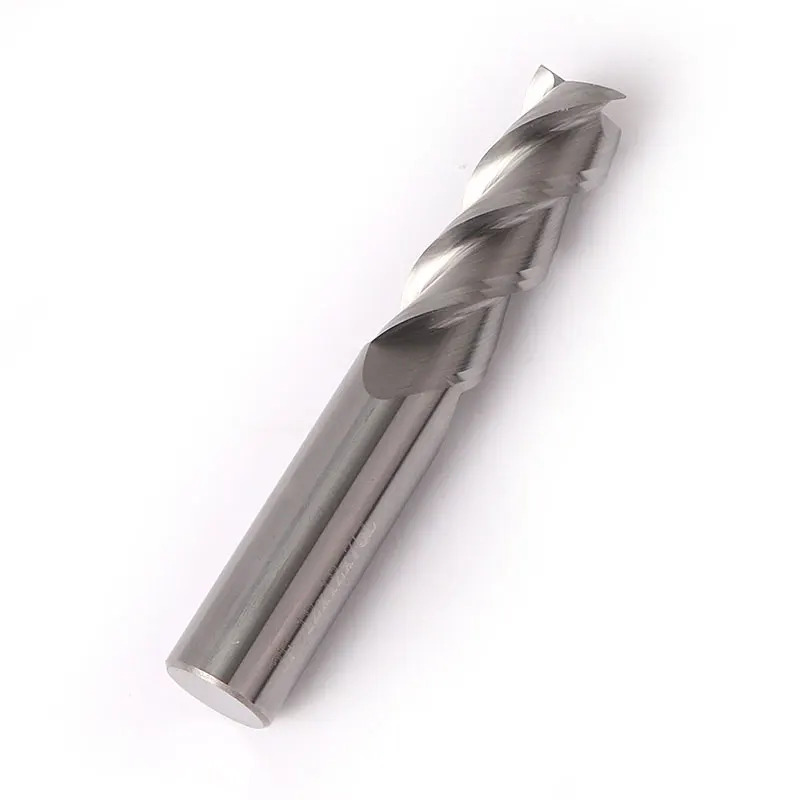 ZGT Aluminum Copper Wood Cutter CNC Fresa HRC50 3 Flute Tungsten Steel Milling Cutter End Mill 6mm 8mm 10mm 12mm 14mm 16mm 20mm