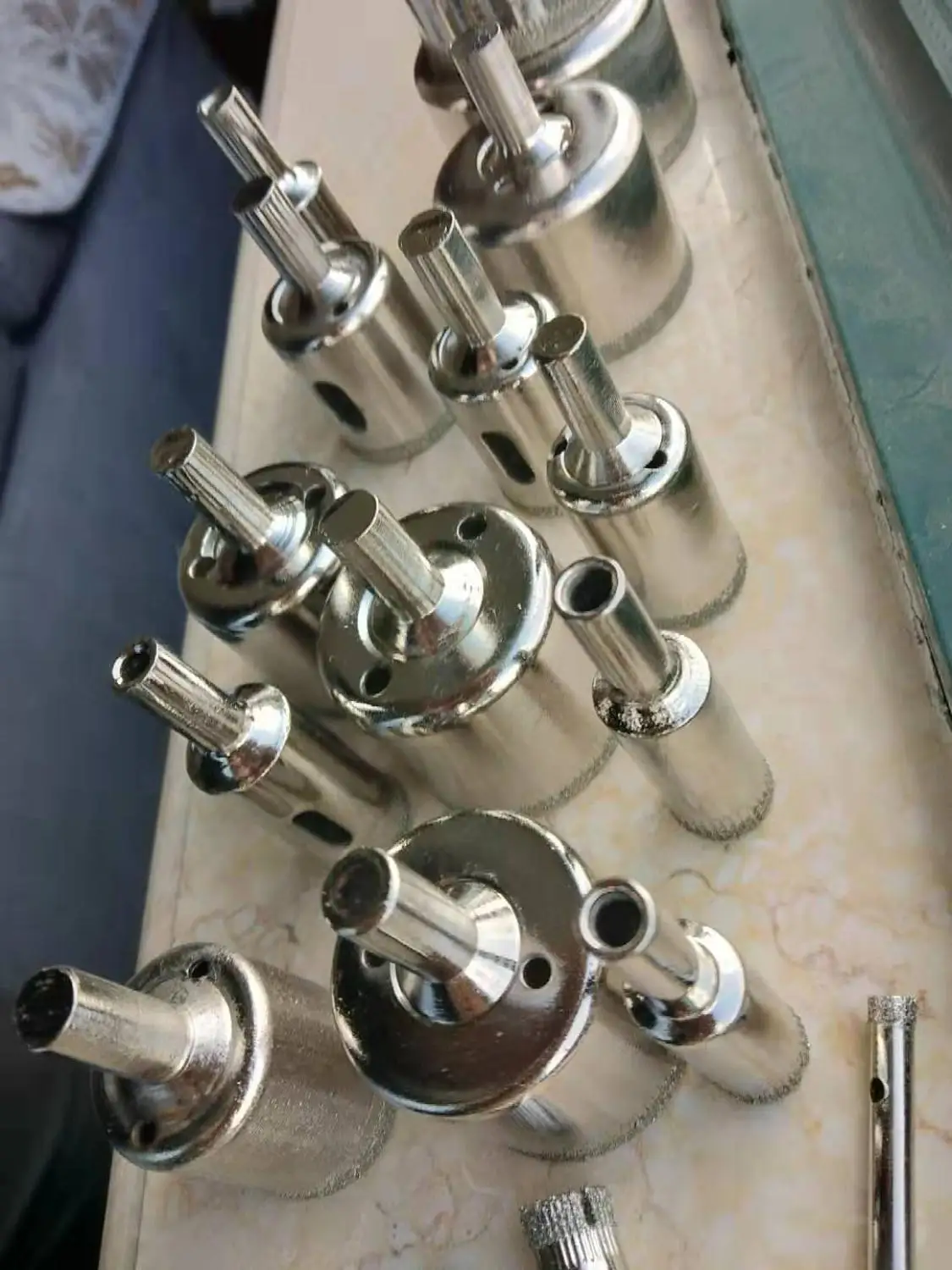 Wholesales 15Pcs 6-50mm Diamond Drill Bits Set Hole Saw Cutter Tool Glass Marble Granite Use for Glass, Marble, Tile or Granite
