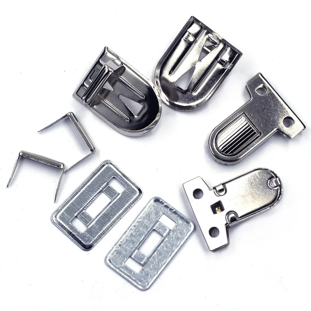 1Set Twist Turn Snap Kiss Clasps Closure Lock Hardware Alloy For Leather Luggage Shoulder Purse Bags DIY Accessories