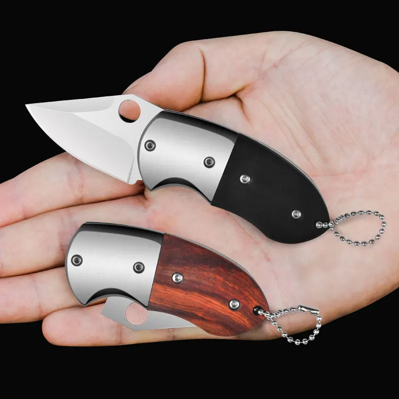 

Outdoor Tactical Camping Hunting Survival Pocket Folding Knife Keychain Defense Tool Mini EDC Multi Knives Portable Knife