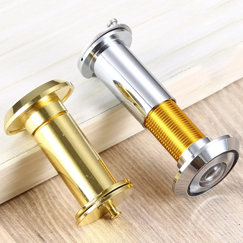 16MM Door Viewer HD Glass Lens Wide Angle Peephole Security Hidden Door Adjustable Glass Lens For Furniture Hardware Tools