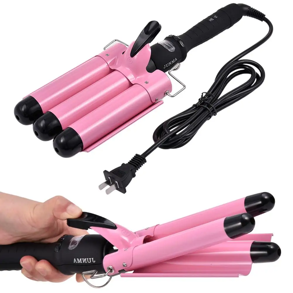 3 Barrels Electric Curling Hair Curling Iron Automatic Perm Splint Ceramic Hair Curler Hair Waver Curlers Styling Tools