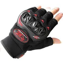 Motorhandschoenen Ademende Halve Vinger Race Handschoenen Outdoor Sport Bescherming Rijden Cross Cross Crossmotor Handschoenen Guantes Moto