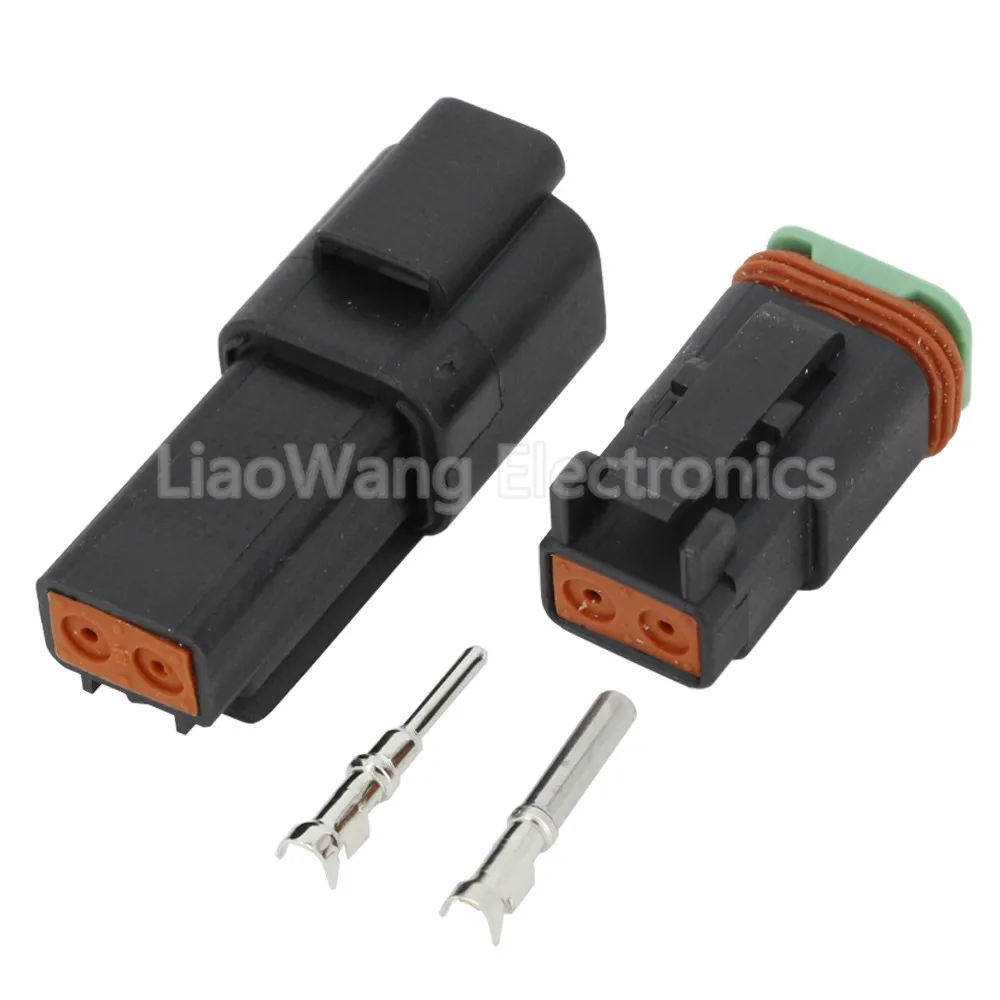 1 Set Schwarzer Deutsch DT Steckverbinder DT06-2S/DT04-2P 3P 4P 6P 8P Wasserdichter Elektrischer Stecker für Automotoren mit Pins 22-16AWG – Detail 11